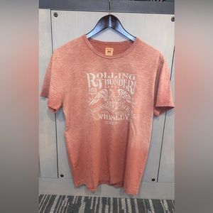Lucky Brand Distressed T-Shirt (Size Medium)